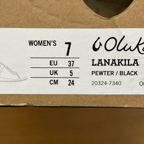 Olukai Hawaiian Sandals Size 7 - Picture 4 of 4